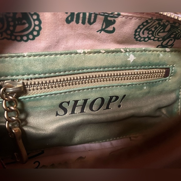 Y2K Vintage Juicy Couture Green Velour Barrel Bag - Picture 10 of 13